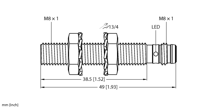 Turck BI1.5-EG08F Датчики оптические