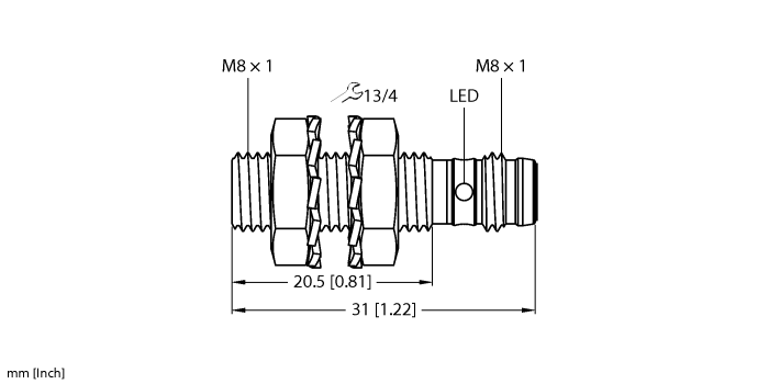 Turck BI2-EG08 Датчики положения (расстояния)