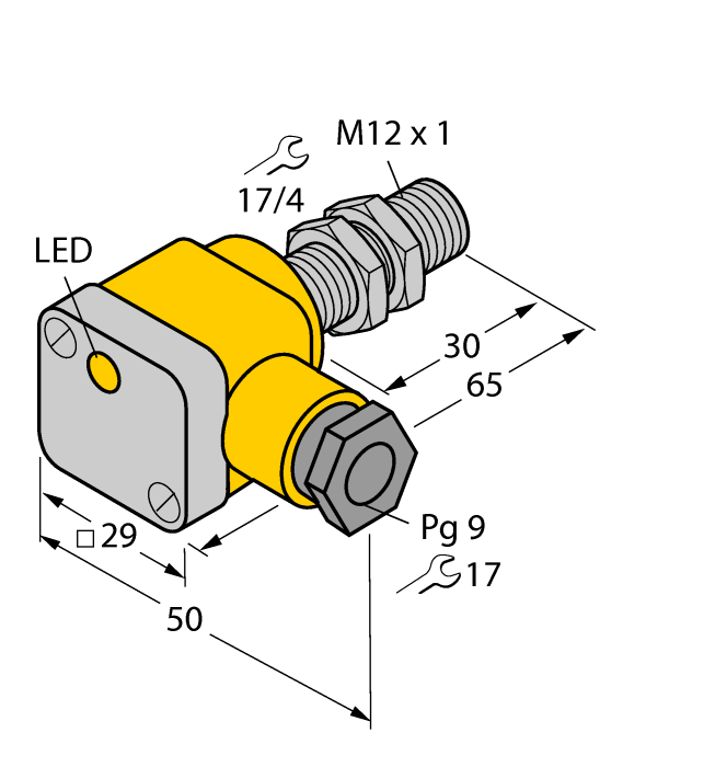 Датчик индуктивный TURCK BI2-EG12SK Датчики оптические