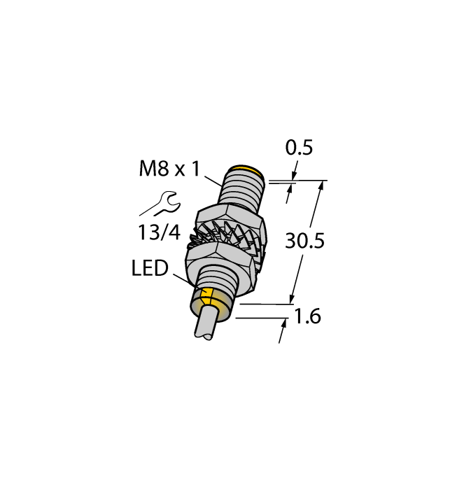 Turck BI2-M08 Датчики оптические