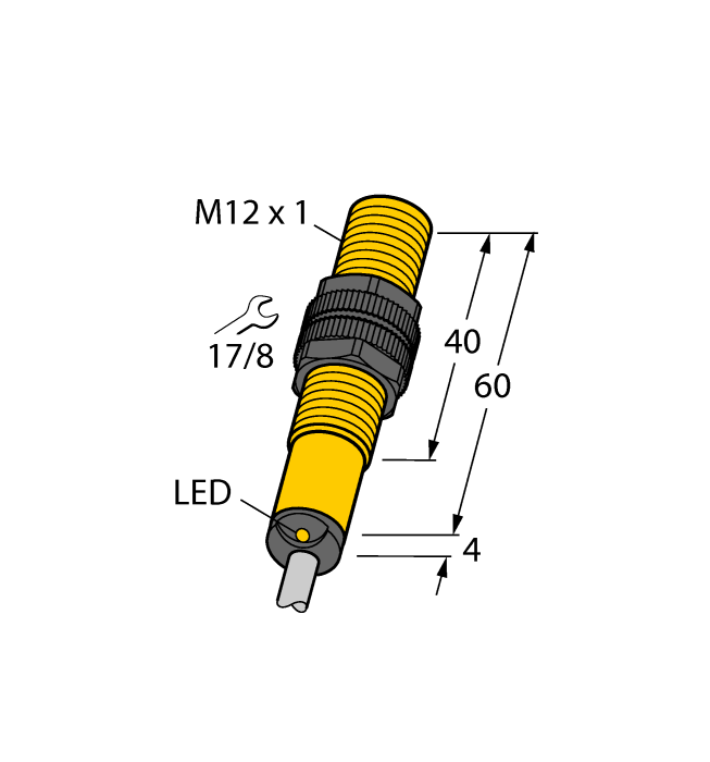 Датчик индуктивный TURCK BI2-S12 Датчики положения (расстояния)