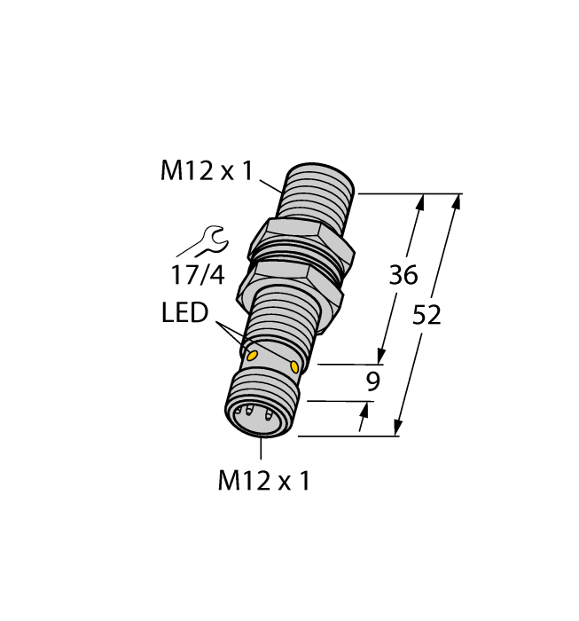 Датчик индуктивный TURCK BI2U-GT12 Датчики положения (расстояния)