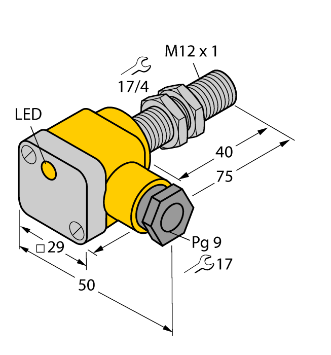 Turck BI3-EG12F Датчики оптические