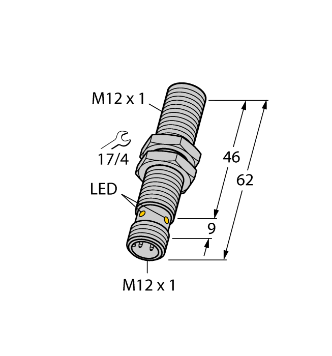 Датчик индуктивный с покрытием Weldguard TURCK BI3-MT12E Датчики оптические