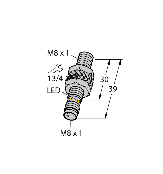 Датчик индуктивный TURCK BI3U-EM08 Датчики положения (расстояния)