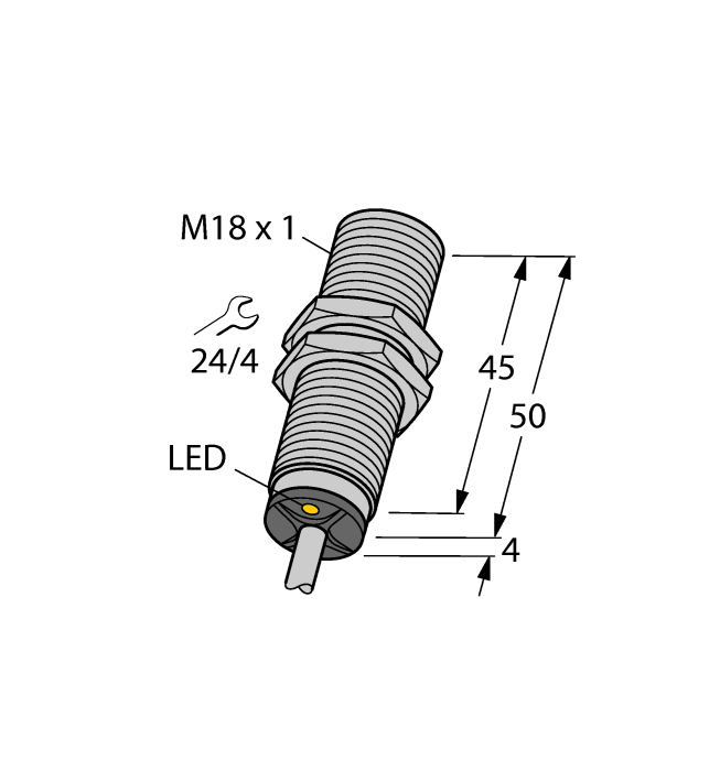 Turck BI4.5FE-EM18FE Датчики оптические