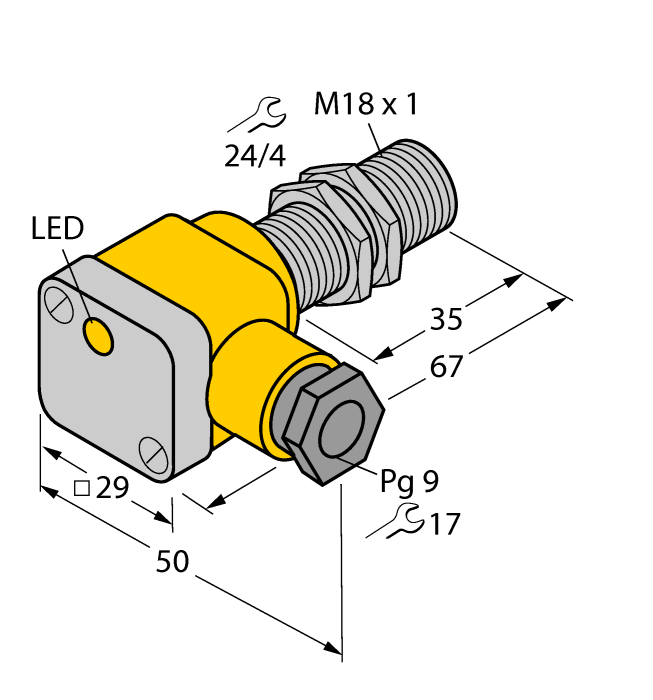 Turck BI5-EG18F Датчики оптические