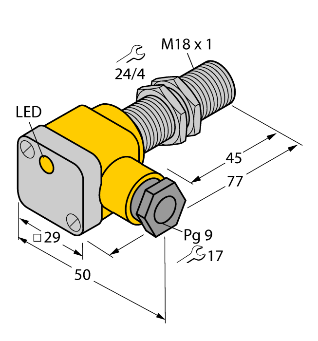 Turck BI5-G18SK Датчики оптические