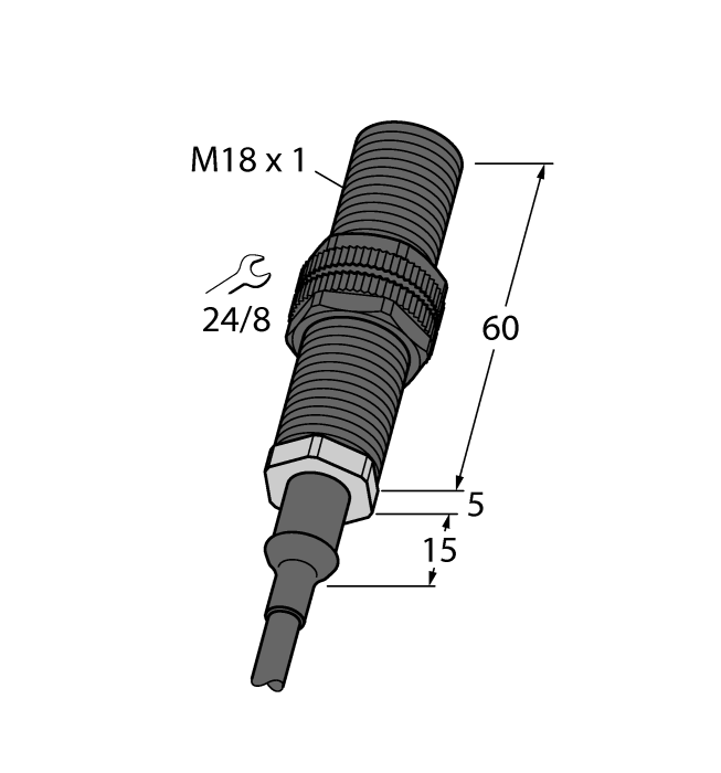 Датчик индуктивный TURCK BI5-P18 Датчики положения (расстояния)