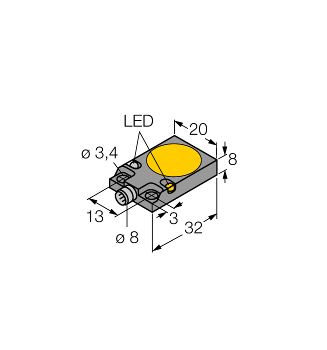 Turck BI5-Q08 Датчики оптические