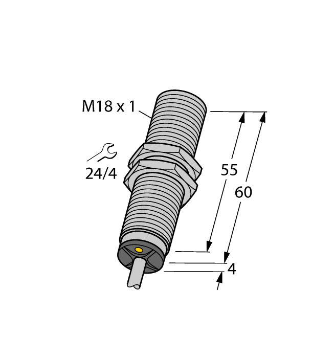 Датчик индуктивный TURCK BI5U-M18 Датчики положения (расстояния)