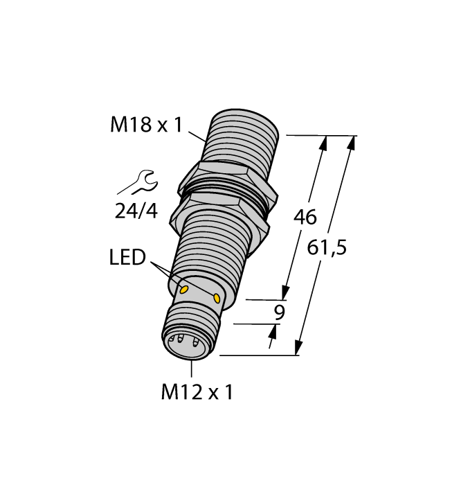 Датчик индуктивный TURCK BI5U-MT18 Датчики положения (расстояния)