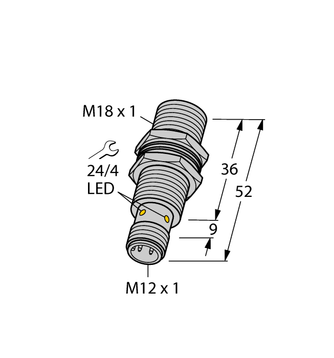 Датчик индуктивный TURCK BI5U-MT18H Датчики положения (расстояния)