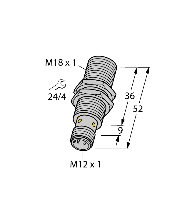 Датчик индуктивный TURCK BI7-EM18WD Датчики положения (расстояния)