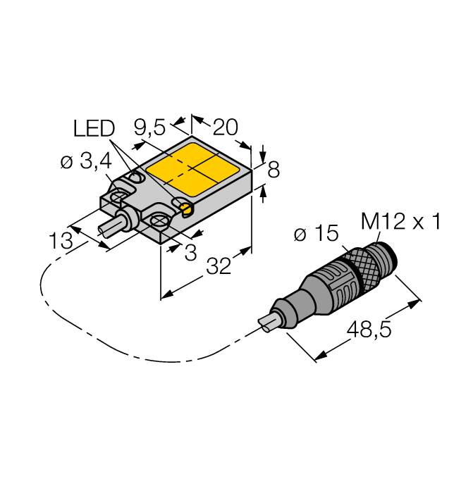 Turck BI8U-Q08 Датчики положения (расстояния)