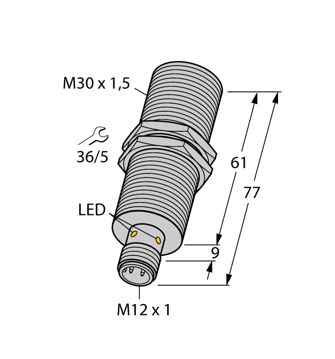 Turck BI10NF-M30 Датчики оптические