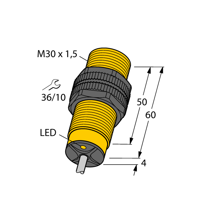 Датчик индуктивный TURCK BI10-S30 Датчики положения (расстояния)