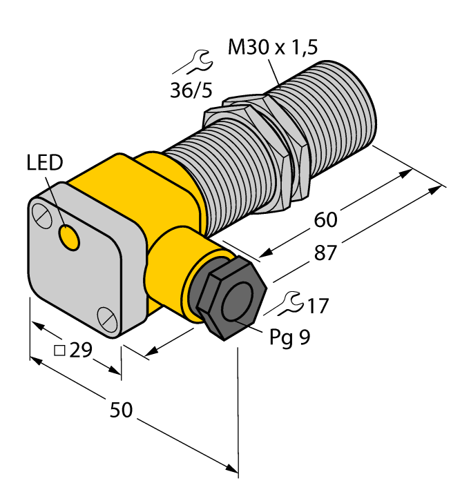 Turck BI10U-EG30SK Датчики положения (расстояния)