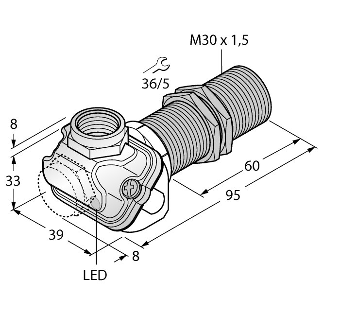 Turck BI15U-EM30WDTC Датчики оптические