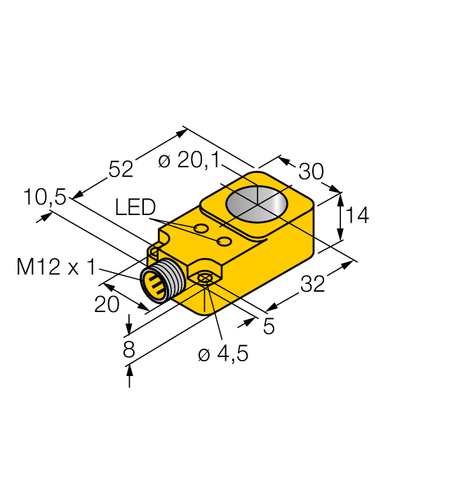 Turck BI20R-Q14 Датчики магнитного поля (Холла)