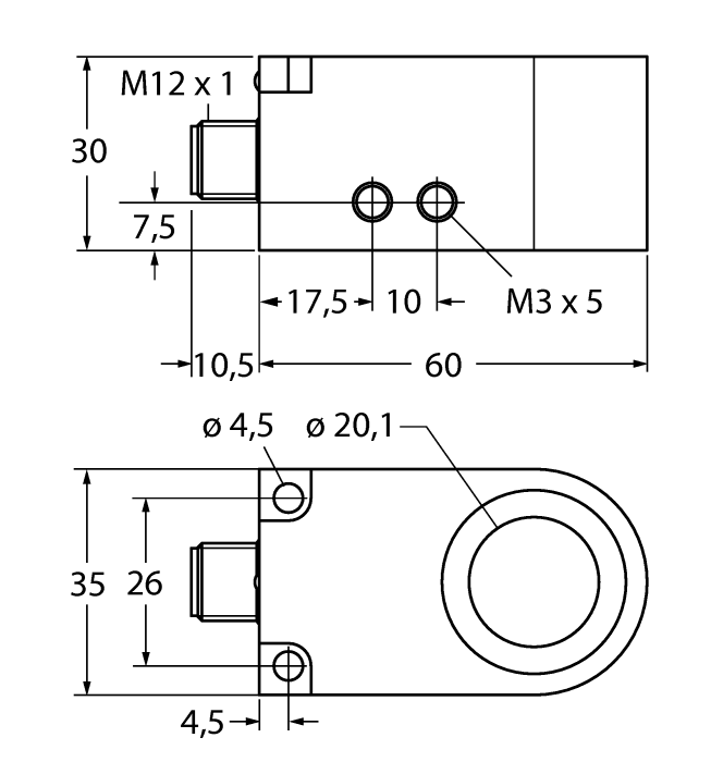 Turck BI20R-W30 Датчики магнитного поля (Холла)