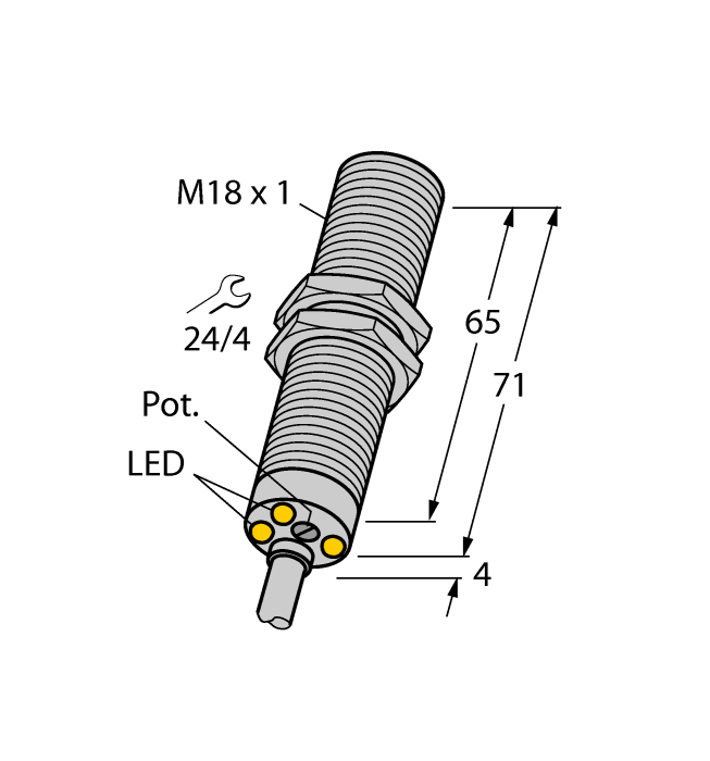 Turck DBI5U-M18E Датчики положения (расстояния)