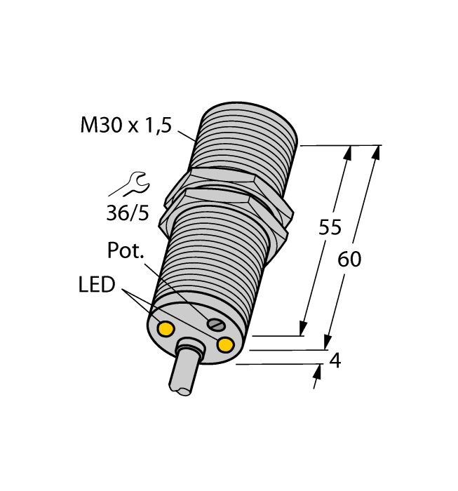 Turck DBI10U-M30 Датчики оптические