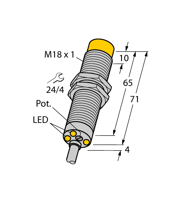 Turck DNI12U-M18E Датчики положения (расстояния)