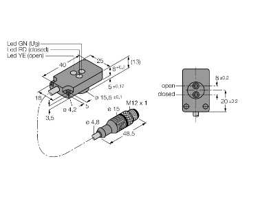 Turck NI1.5-KS2 Датчики оптические