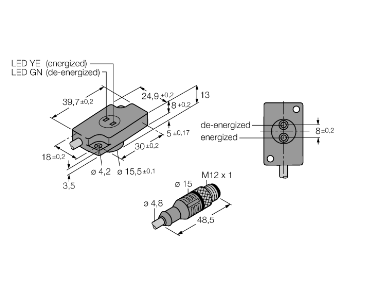 Turck NI1.5-KSR13A Датчики положения (расстояния)