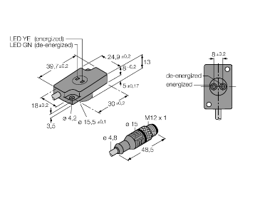 Turck NI1.5-KSR13R Датчики положения (расстояния)