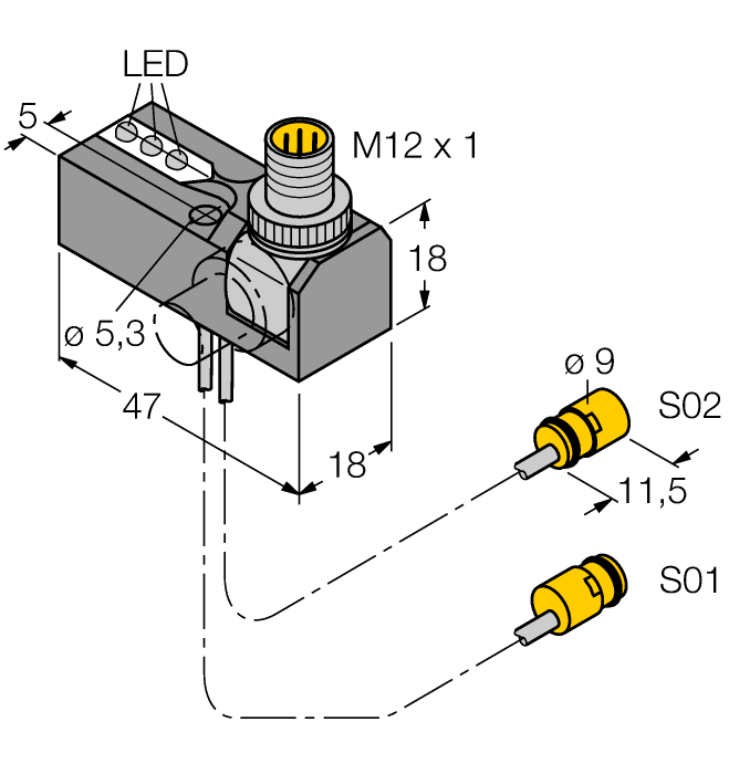 Turck NI2-K09 Датчики положения (расстояния)