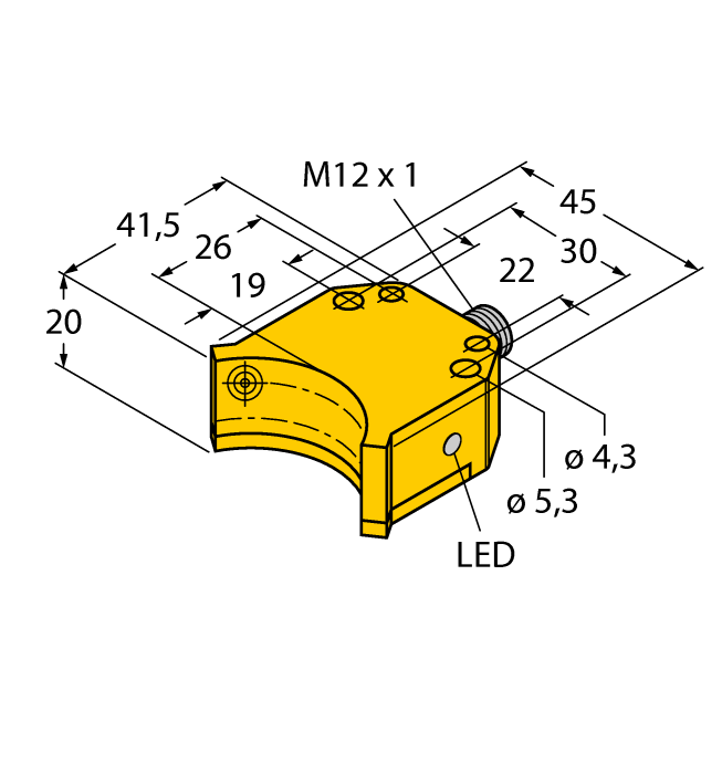 Turck NI4-DS20 Датчики магнитного поля (Холла)