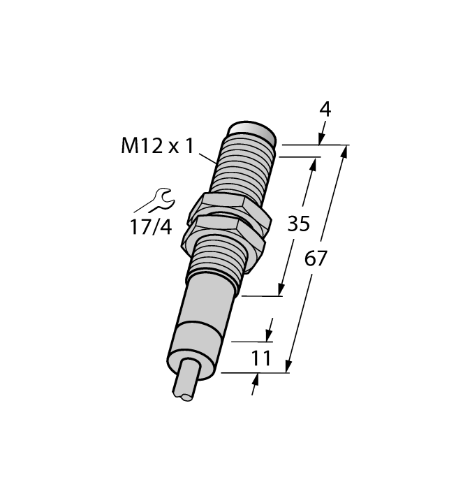 Датчик индуктивный TURCK NI4-EM12 Датчики положения (расстояния)