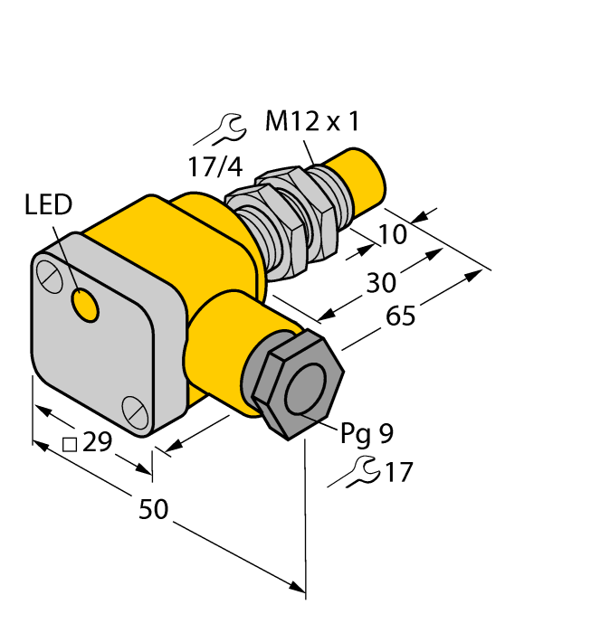 Датчик индуктивный TURCK NI4-G12SK Датчики положения (расстояния)