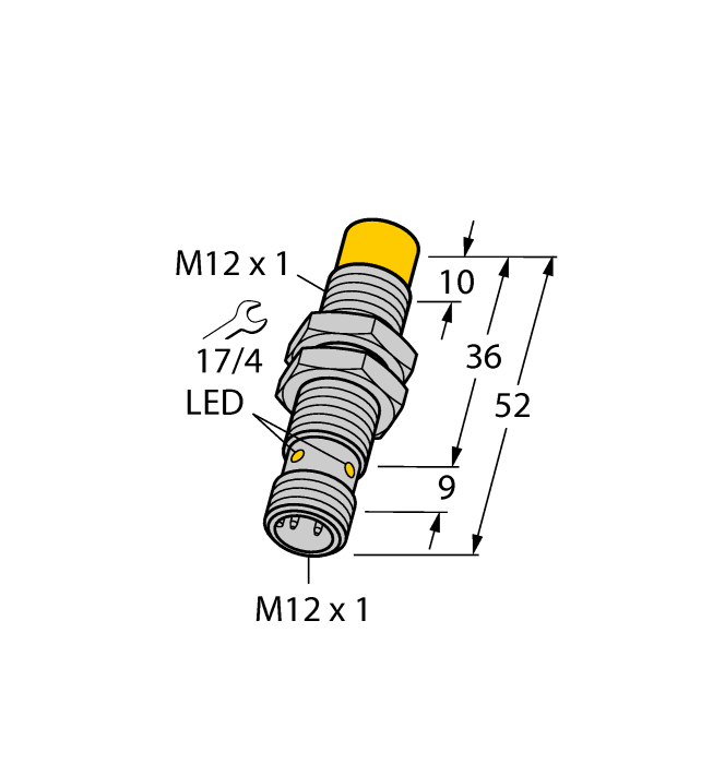 Датчик индуктивный TURCK NI4-M12T Датчики положения (расстояния)