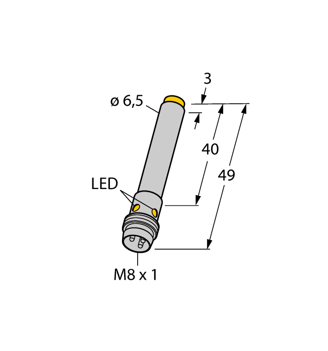 Датчик индуктивный TURCK NI4U-EH6.5 Датчики положения (расстояния)