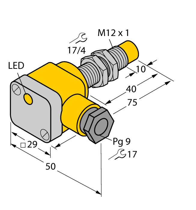 Turck NI5-G12SK Датчики положения (расстояния)