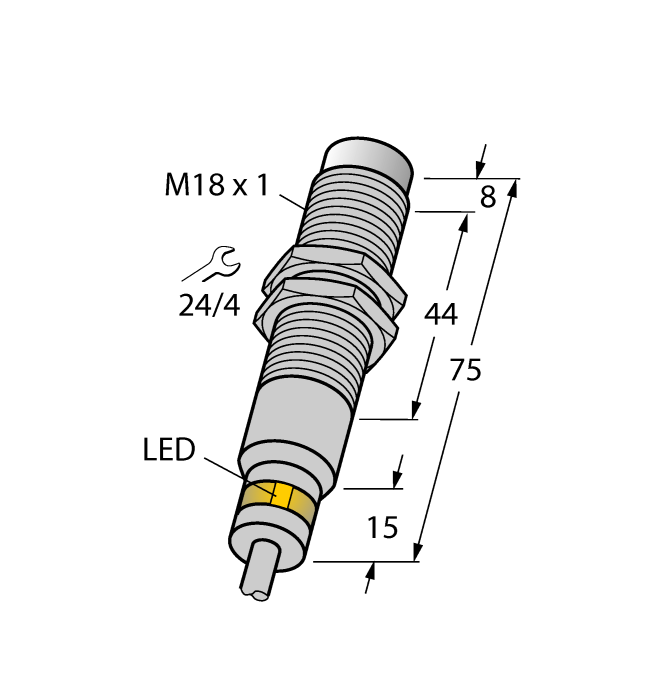 Turck NI7-EM18WD Датчики оптические