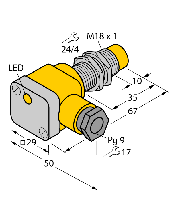 Turck NI10-EG18SK Датчики оптические