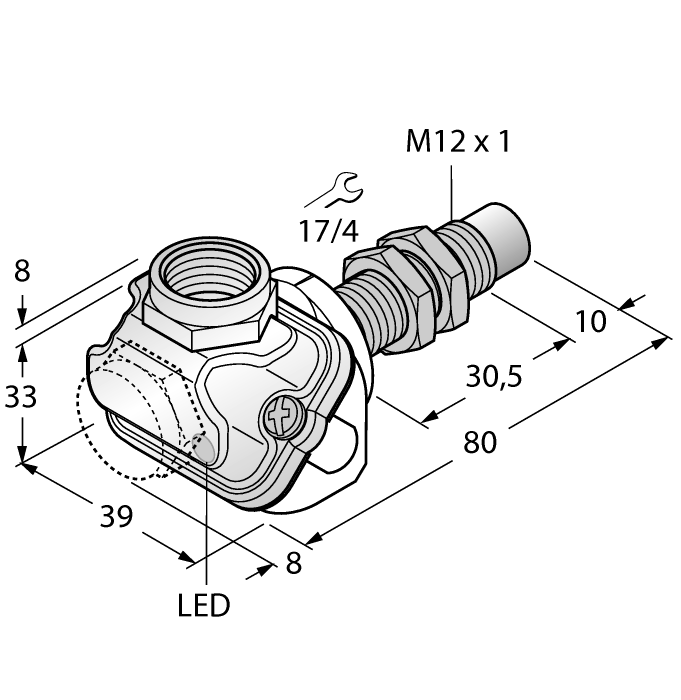 Turck NI10U-EM12WDTC Датчики оптические