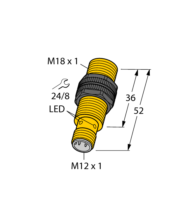 Датчик индуктивный TURCK NI12U-S18 Датчики положения (расстояния)