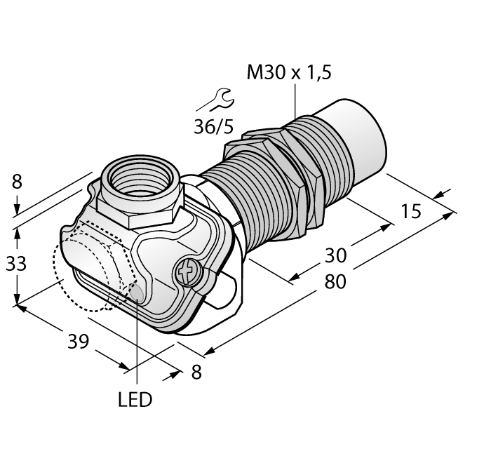 Turck NI15-EM30WDTC Датчики оптические