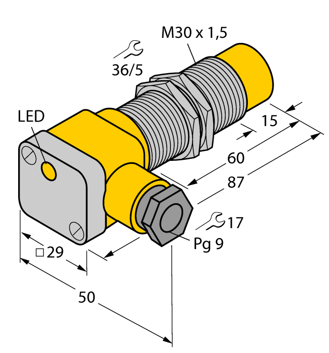 Turck NI15-G30SK Датчики положения (расстояния)