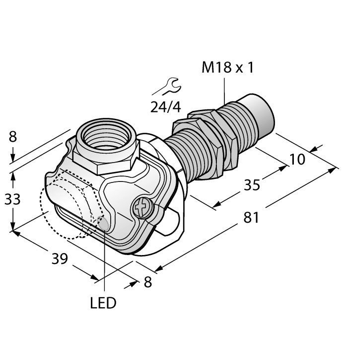 Turck NI15U-EM18WDTC Датчики оптические