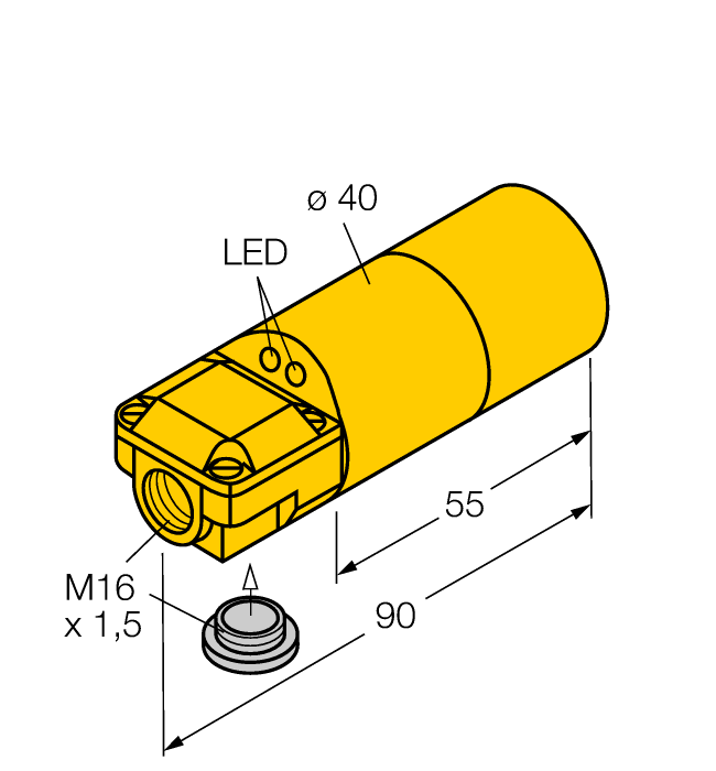 Датчик индуктивный TURCK NI20-K40 Датчики положения (расстояния)