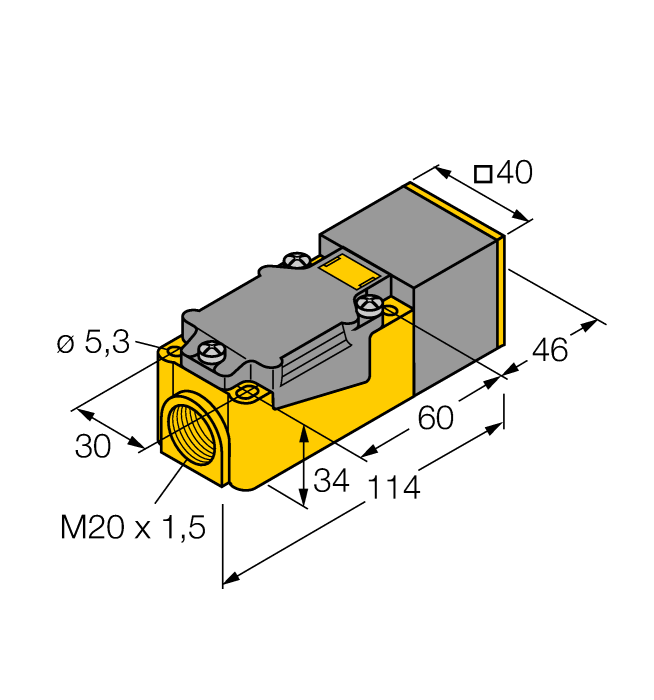 Датчик индуктивный с аналоговым выходом TURCK NI25-CP40 Датчики оптические