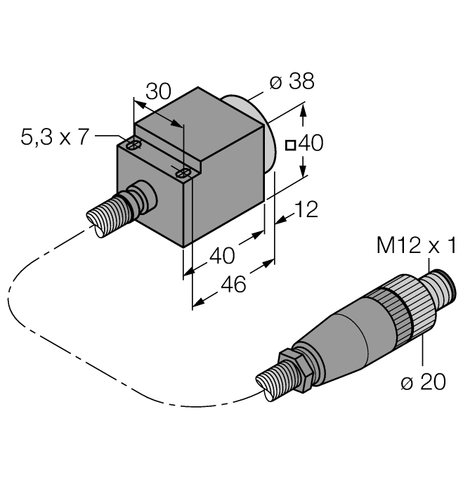 Turck NI25-CQ40 Датчики оптические