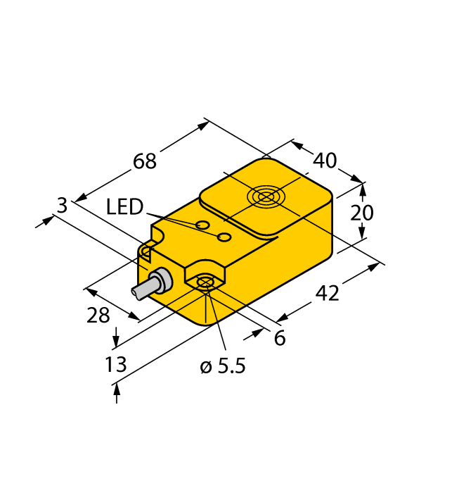 Датчик индуктивный TURCK NI25-Q20 Датчики положения (расстояния)