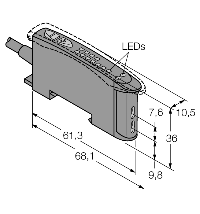 Turck Banner D10B5FP Датчики оптические